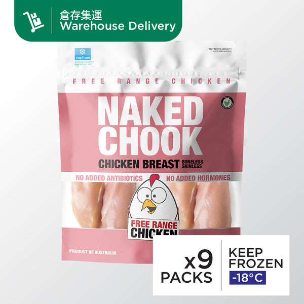 Naked Chook Free Range Chicken Breast Boneless Skinless